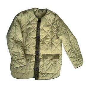 Green Quilted Lightweight Jacket